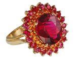 Rubellite Ring